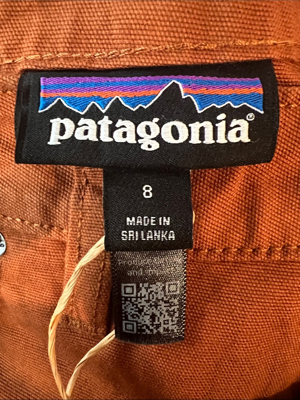 Patagonia Women Classic Shorts SZ 8 Robin Brown Organic Cotton 3.5” Inseam NWT - Picture 7 of 7